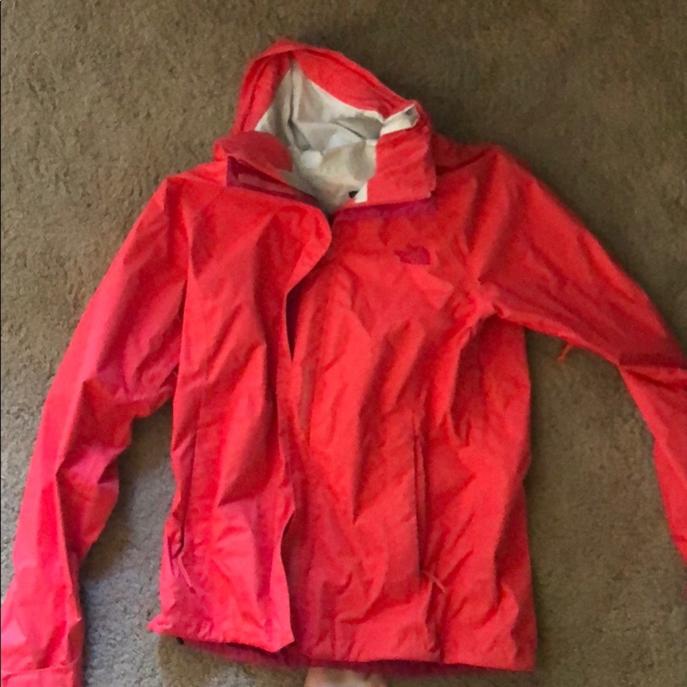 North Face rain coat size small